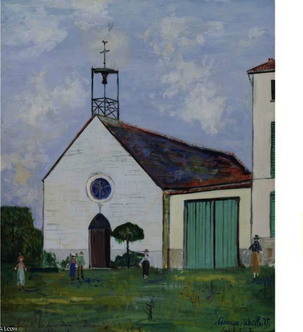 Chapel Of Notre-dame De Bermont (vosges) — Maurice Utrillo