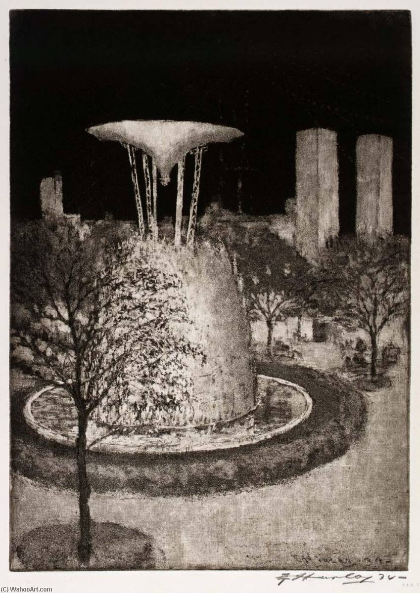 Electrical Fountain, Chicago Fair, 1934 — Edward Timothy Hurley