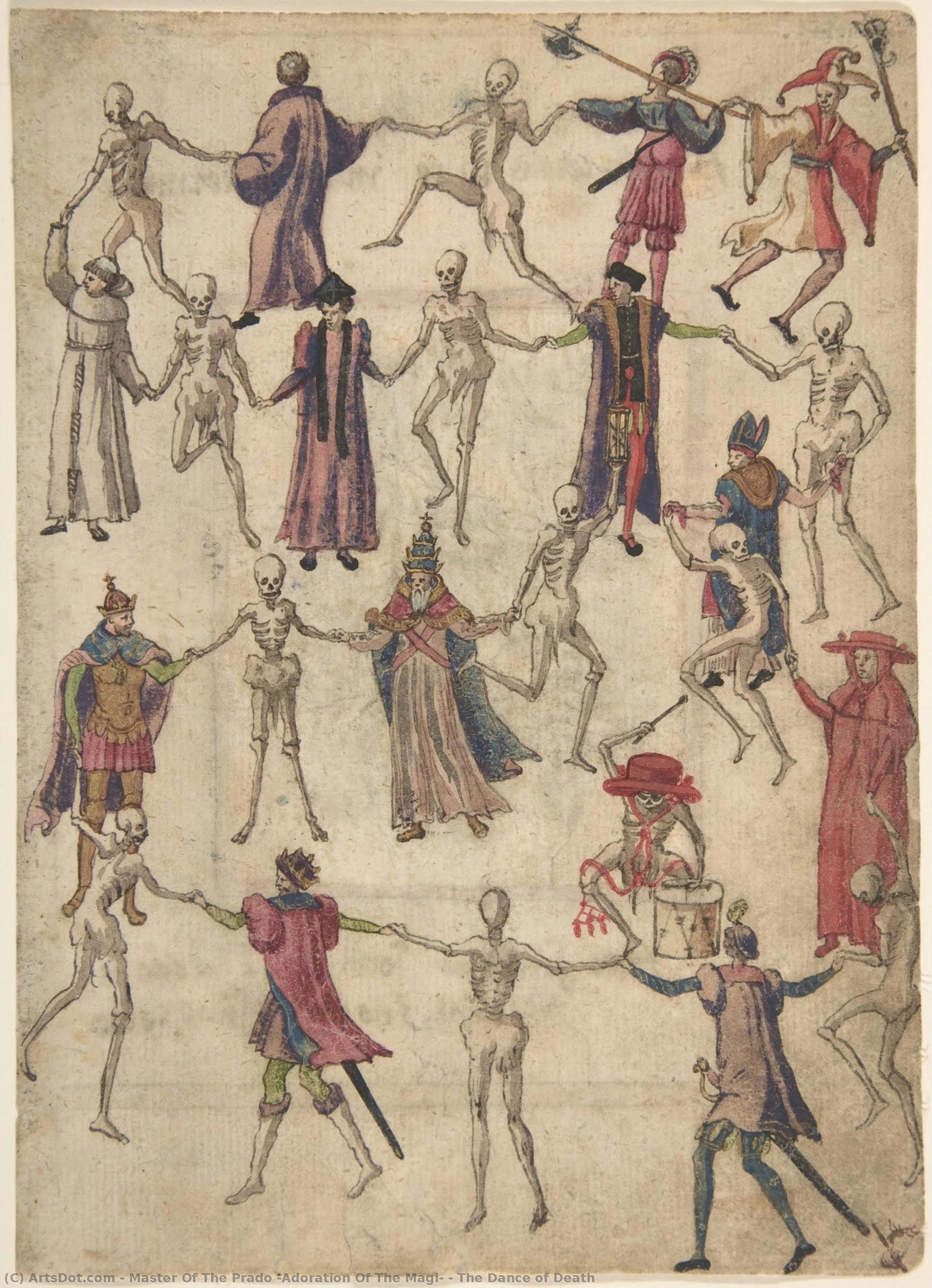 The Dance Of Death — Master Of The Prado --- Adoration Of The Magi