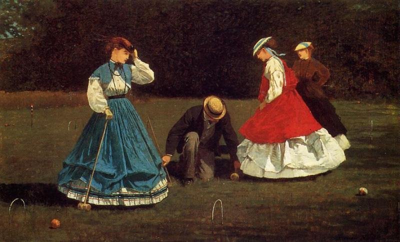 Croquet Scene — Winslow Homer