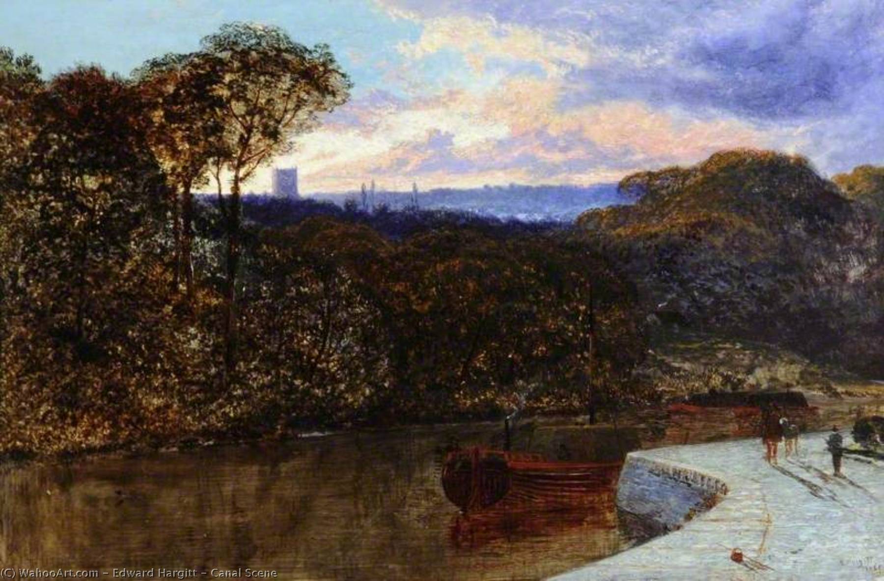 Canal Scene — Edward Hargitt