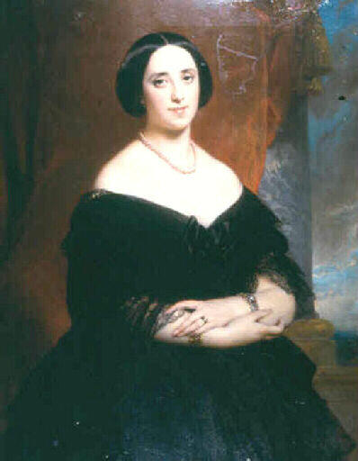 Portrait De Madame Barbier — Edouard Louis Dubufe