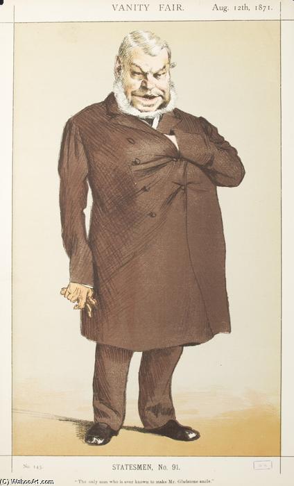 Statesmen No.910 Caricature Of Mr John Locke M.p. — Jacques Joseph Tissot
