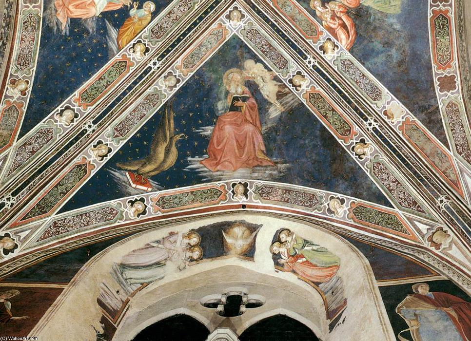 The Four Evangelists (detail) — Lorenzo Di Bicci