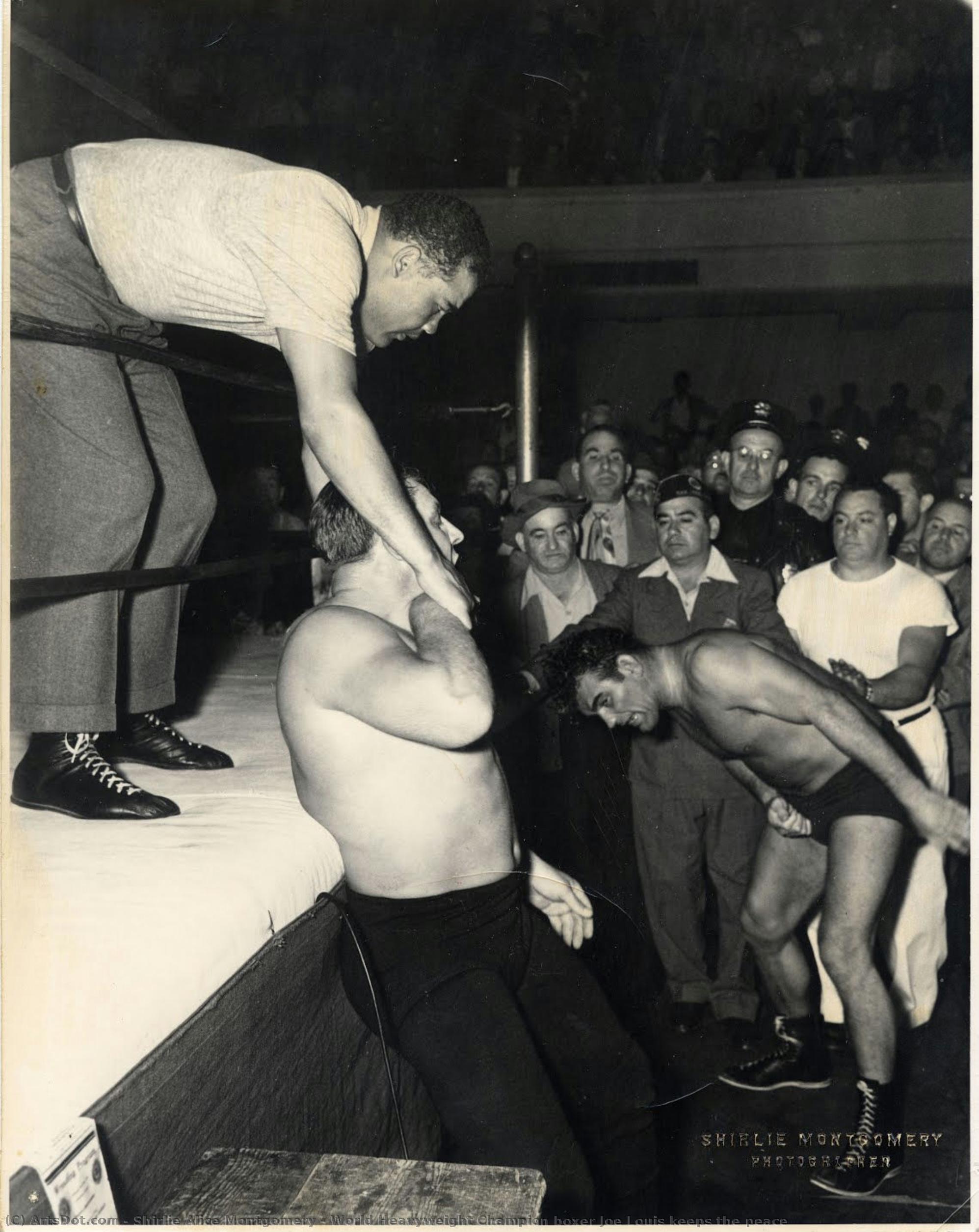 World Heavyweight Champion Boxer Joe Louis Keeps The Peace — Shirlie Alice Montgomery