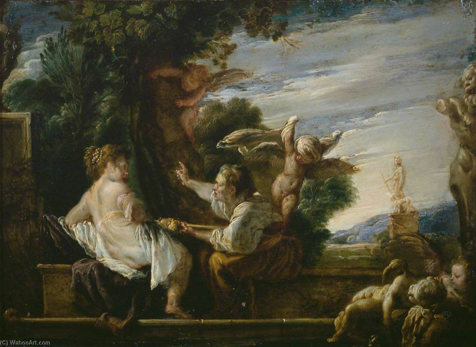 Vertumnus And Pomona — ドメニコ・フェッティ