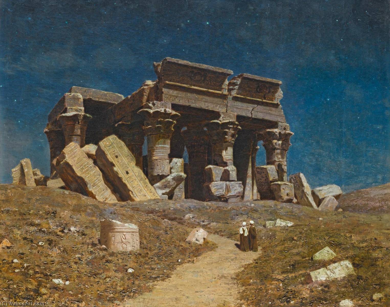 The Ruined Temple Of Kom Ombo, Egypt — Ivan Fedorovich Choultse