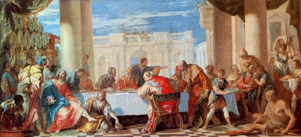St Magdalen Anointing Feet Of Christ — Sebastiano Ricci