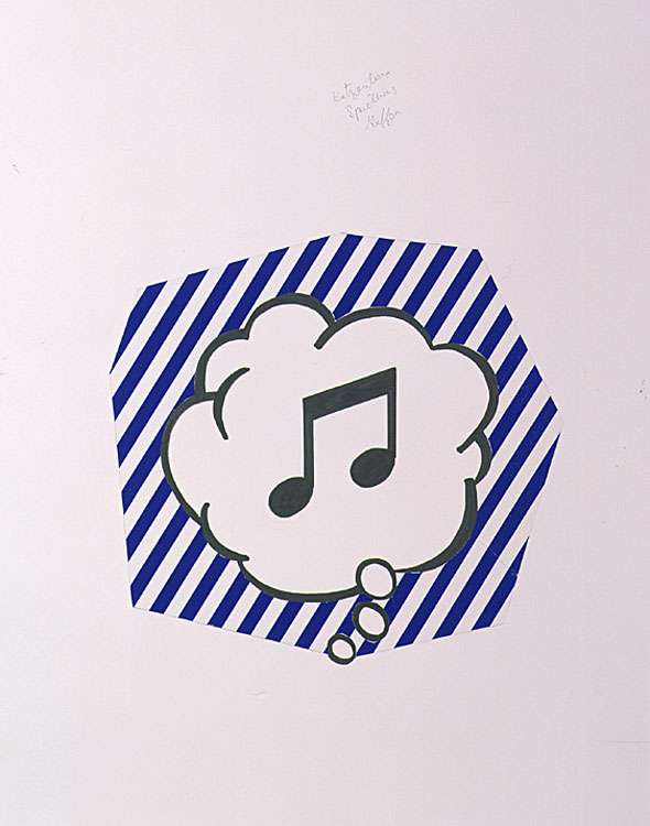 Design For Dreamworks Logo — Roy Lichtenstein