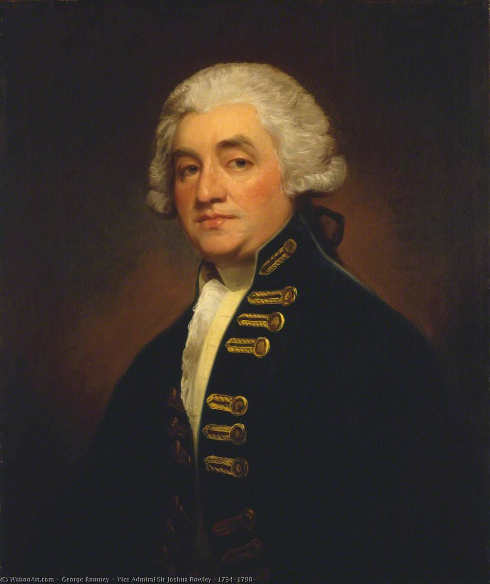 Vice Admiral Sir Joshua Rowley (1734–1790) — George Romney