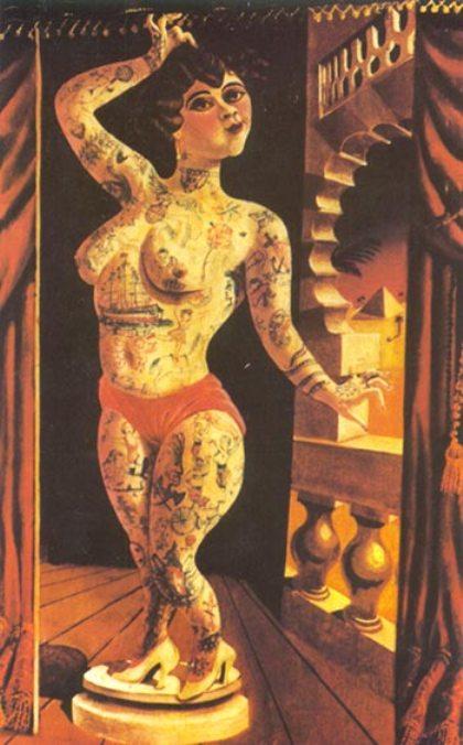 Suleika, The Tatooed Wonder — Otto Diks