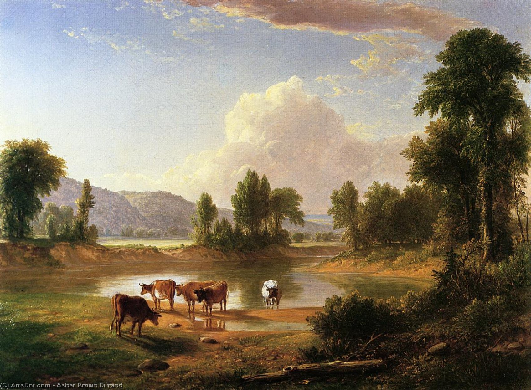 View Of Esopus Creek, Ulster County, New York — Asher Brown Durand