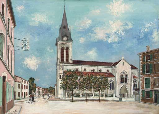 Church Of Anse (rhône) — Maurice Utrillo