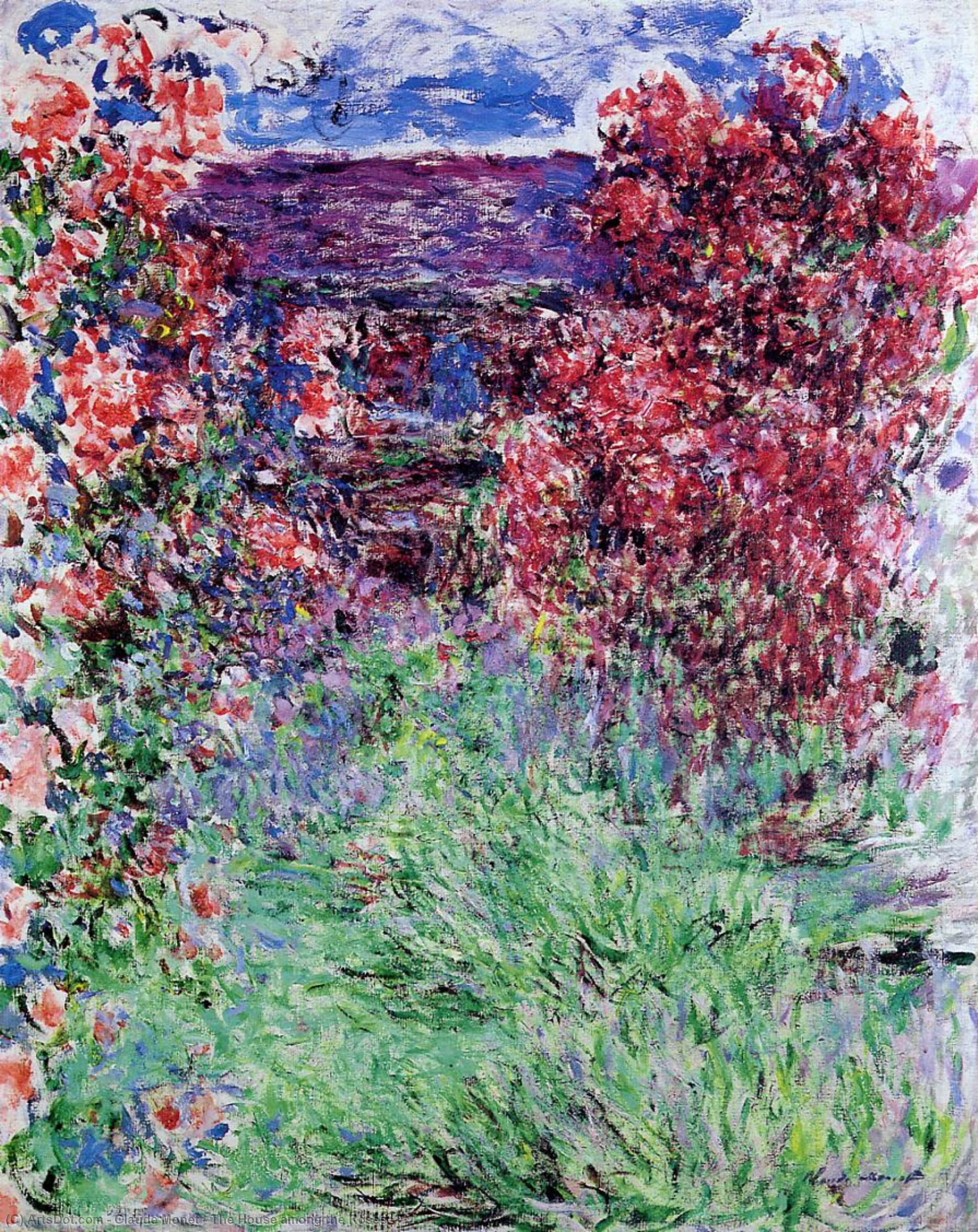The House Among The Roses — Claude Monet