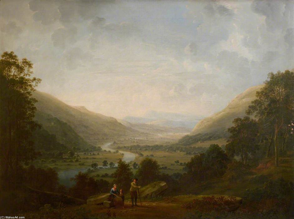Langdale Valley With The River Brathay — Anthony Devis