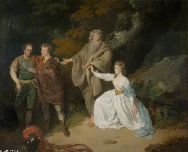 A Scene From Shakespeare's 'the Tempest' — Franz Wheatley