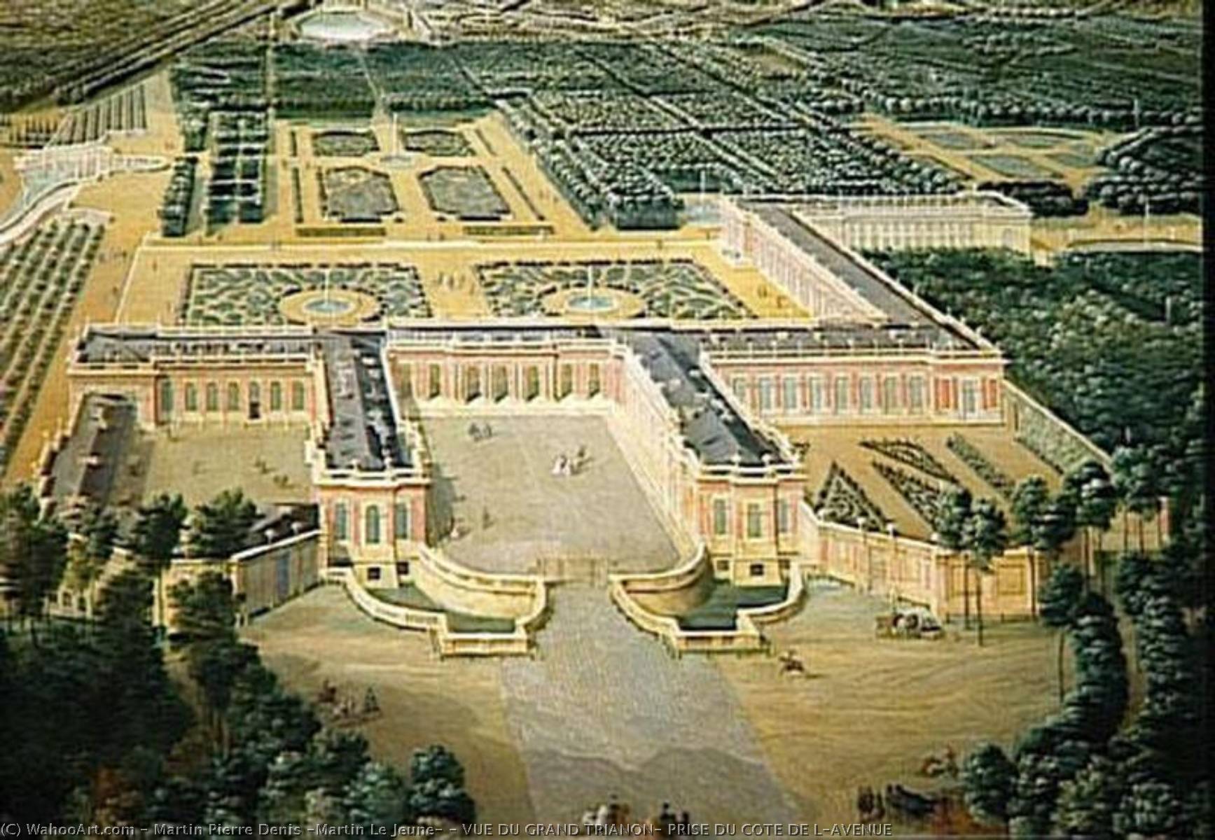 Vue Du Grand Trianon, Prise Du Cote De L'avenue — Martin Pierre Denis (martin Le Jeune)