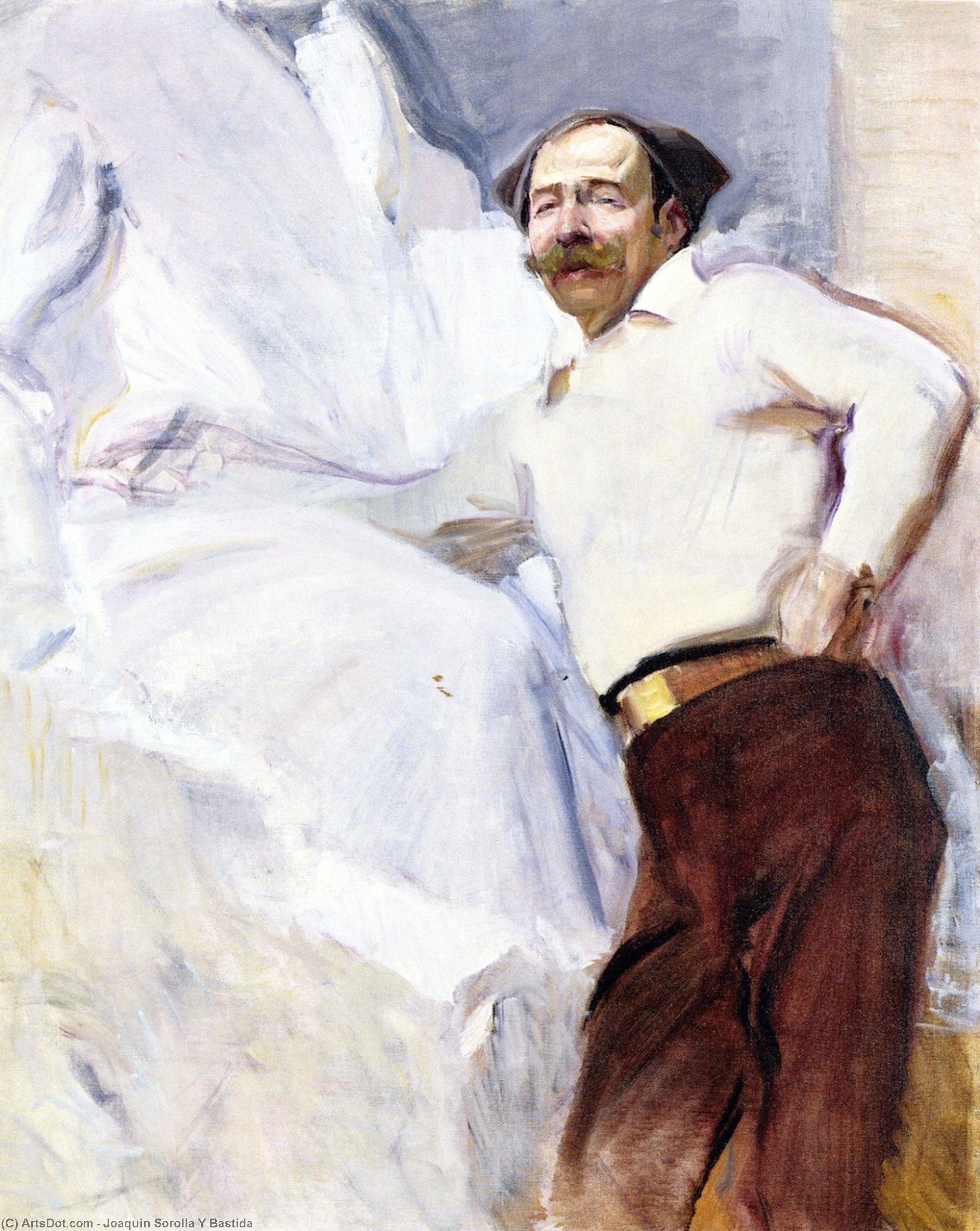The Sculptor Mariano Benlliure — Joaquín Sorolla Y Bastida