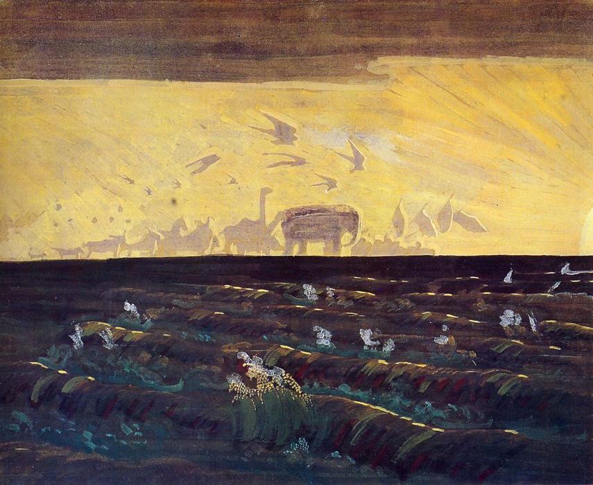 Adoration Of The Sun — Mikalojus Konstantinas Čiurlionis