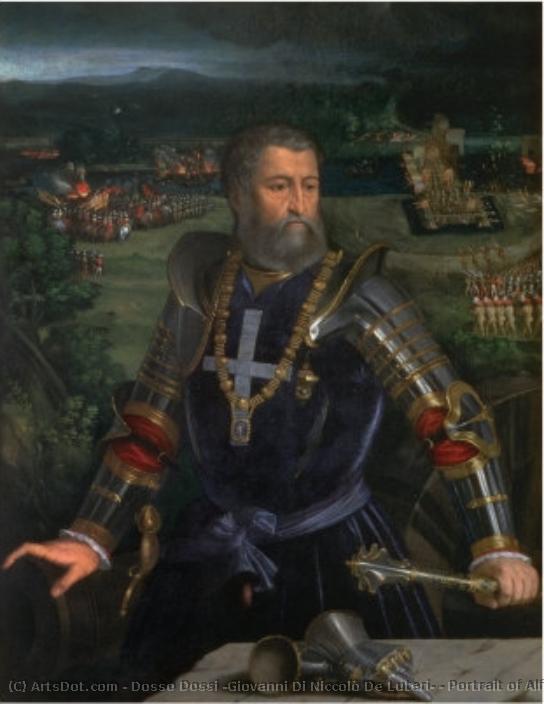 Portrait Of Alfonso I D'este — Dosso Dossi (giovanni Di Niccolò De Luteri)