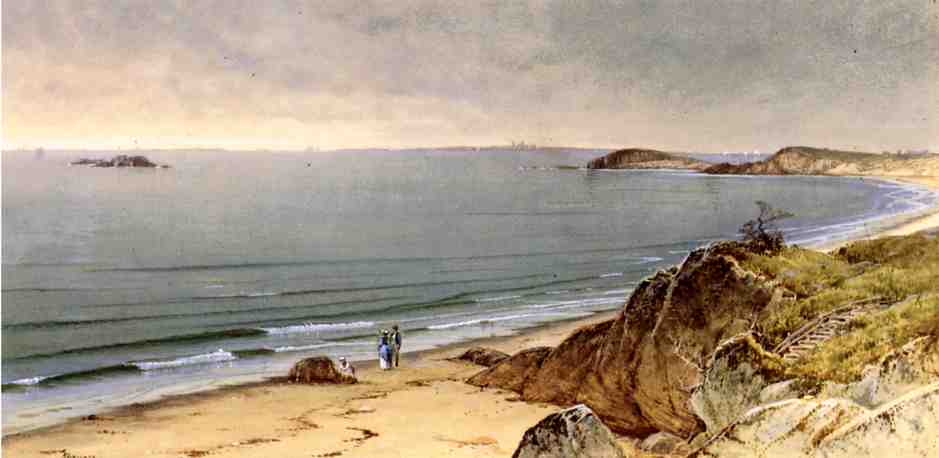 Indian Rock, Narragansett Bay 1 — Alfred Thompson Bricher