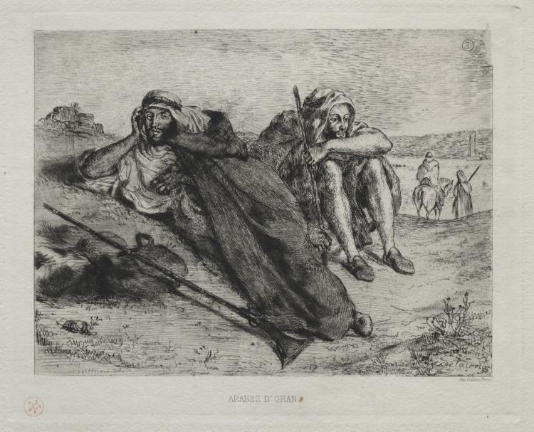 Arabes D'oran — Eugène Delacroix