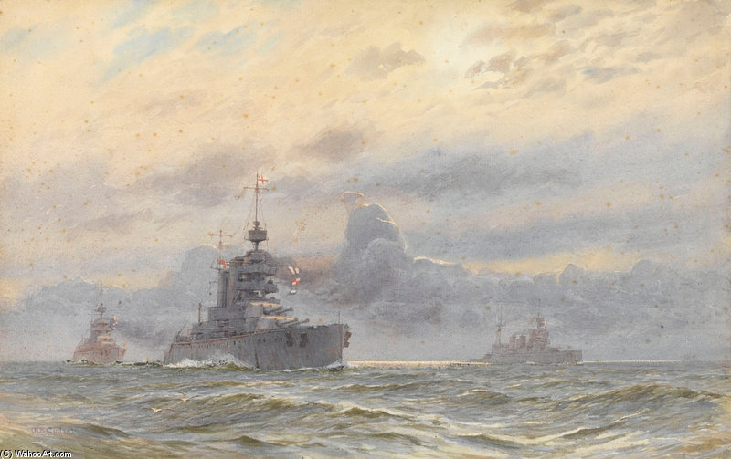 Hms 'princess Royal' And New Zealand — Alma Claude Burlton Cull