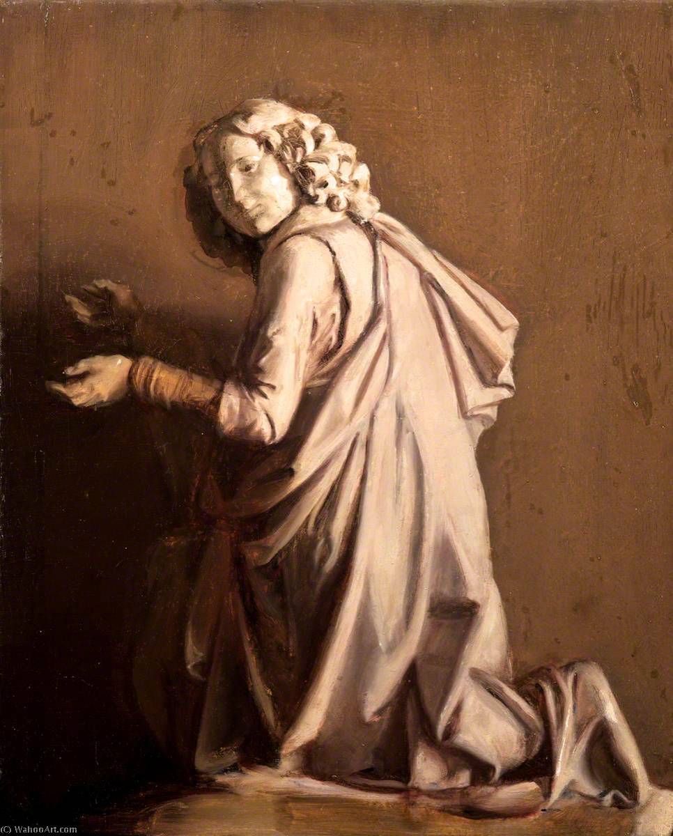 Plaster Cast Of A Kneeling Angel — Ivor Williams