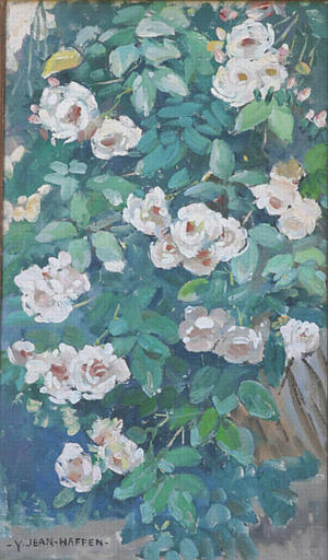 Rosier Grimpant En Fleurs — Yvonne Jean Haffen