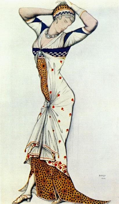 Design For A Lady's Dress — レオン・バクスト