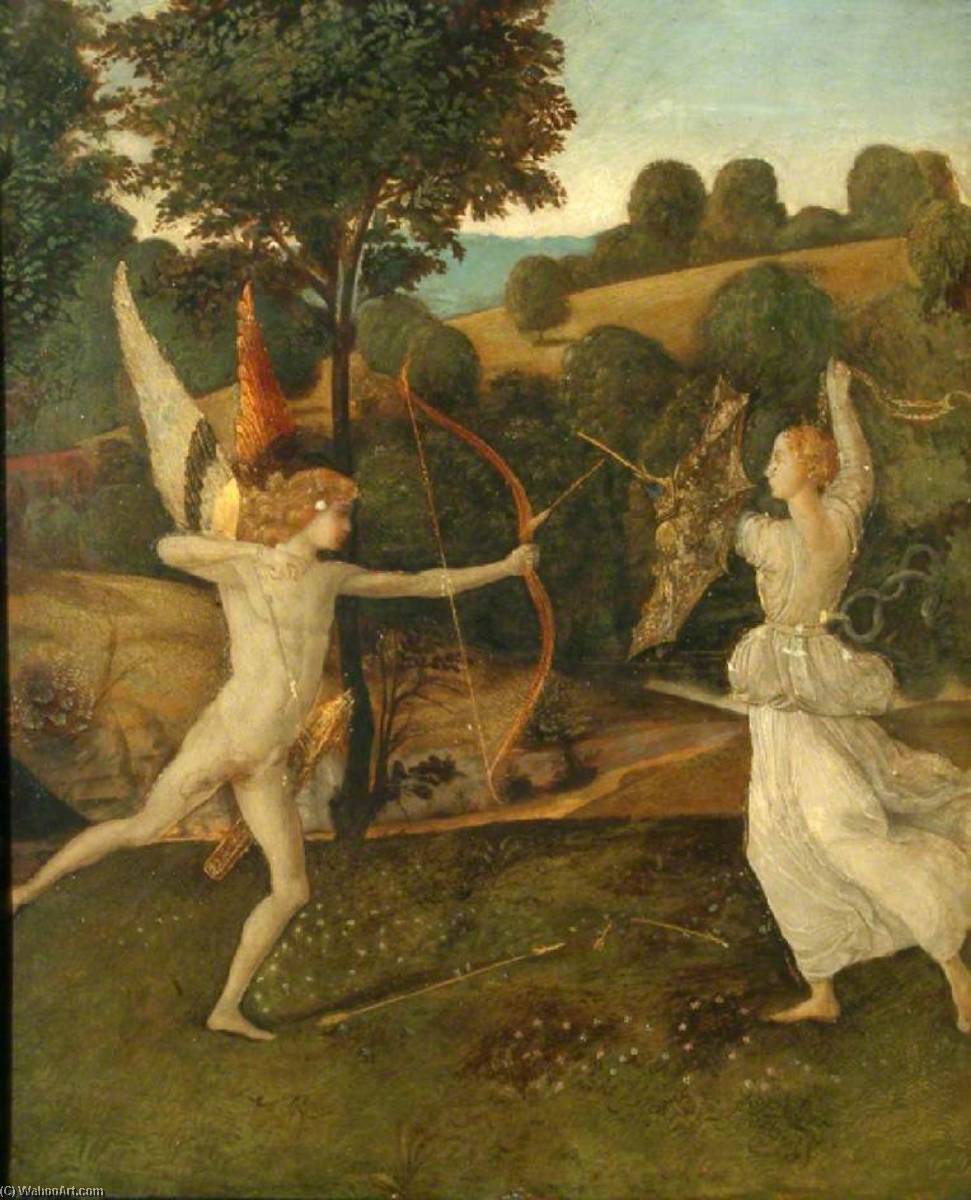A Battle Of Love And Chastity (after Gherardo Di Giovanni Del Fora) — Christiana Jane Herringham