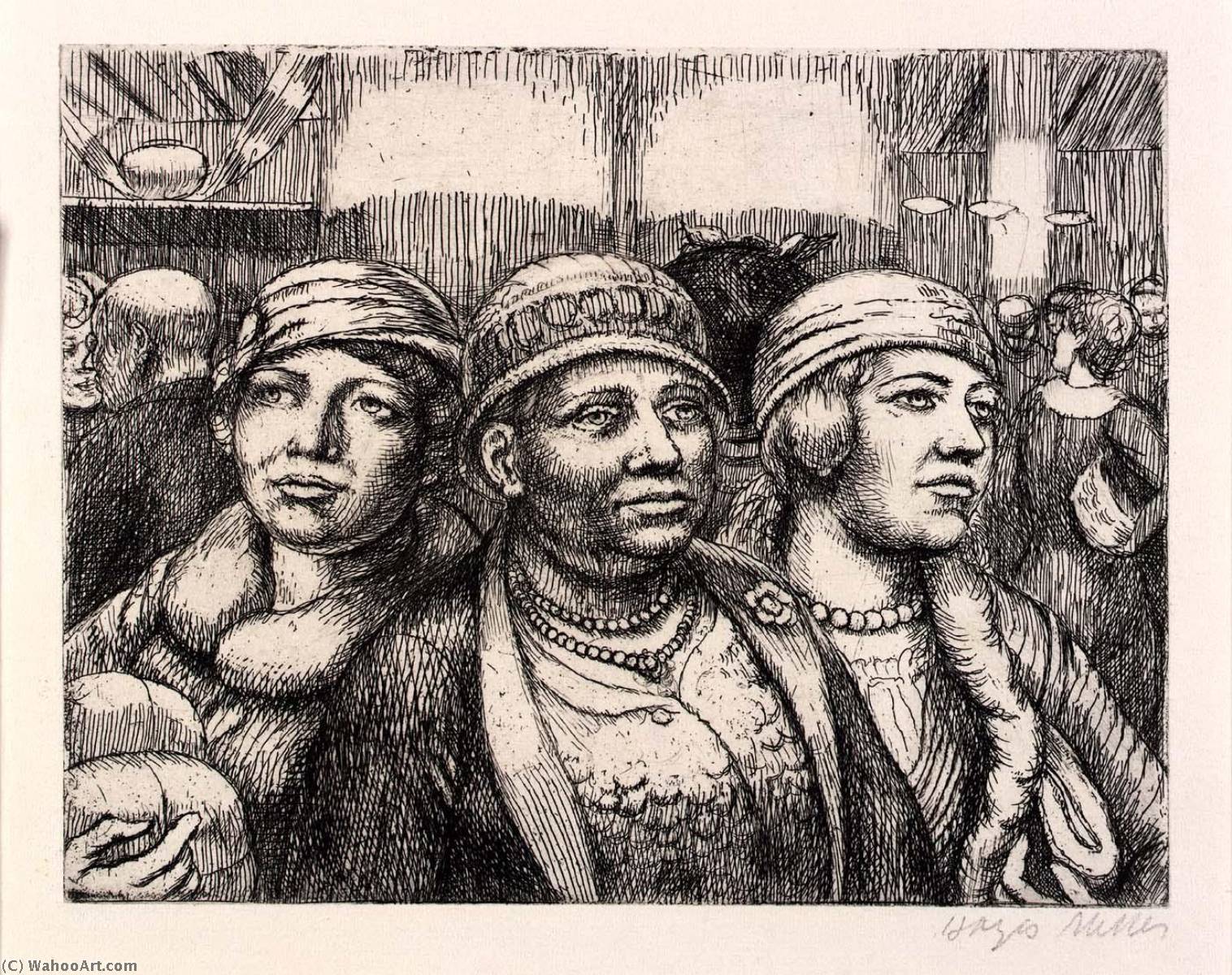 Three Shoppers — Kenneth Hayes Miller