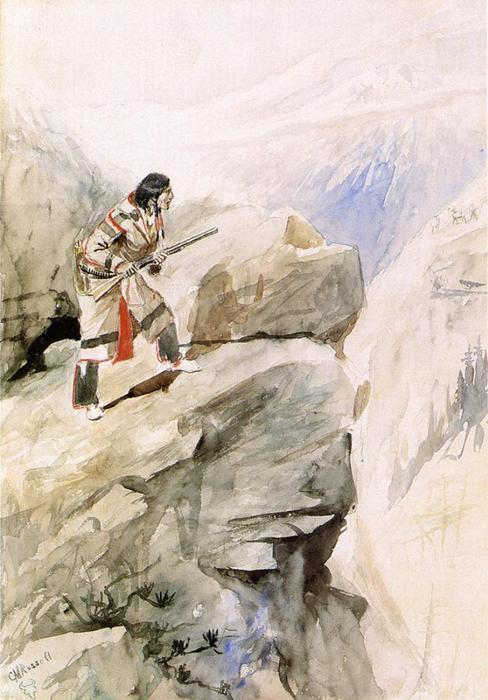 Crow Sheep Hunter — Charles Marion Russell