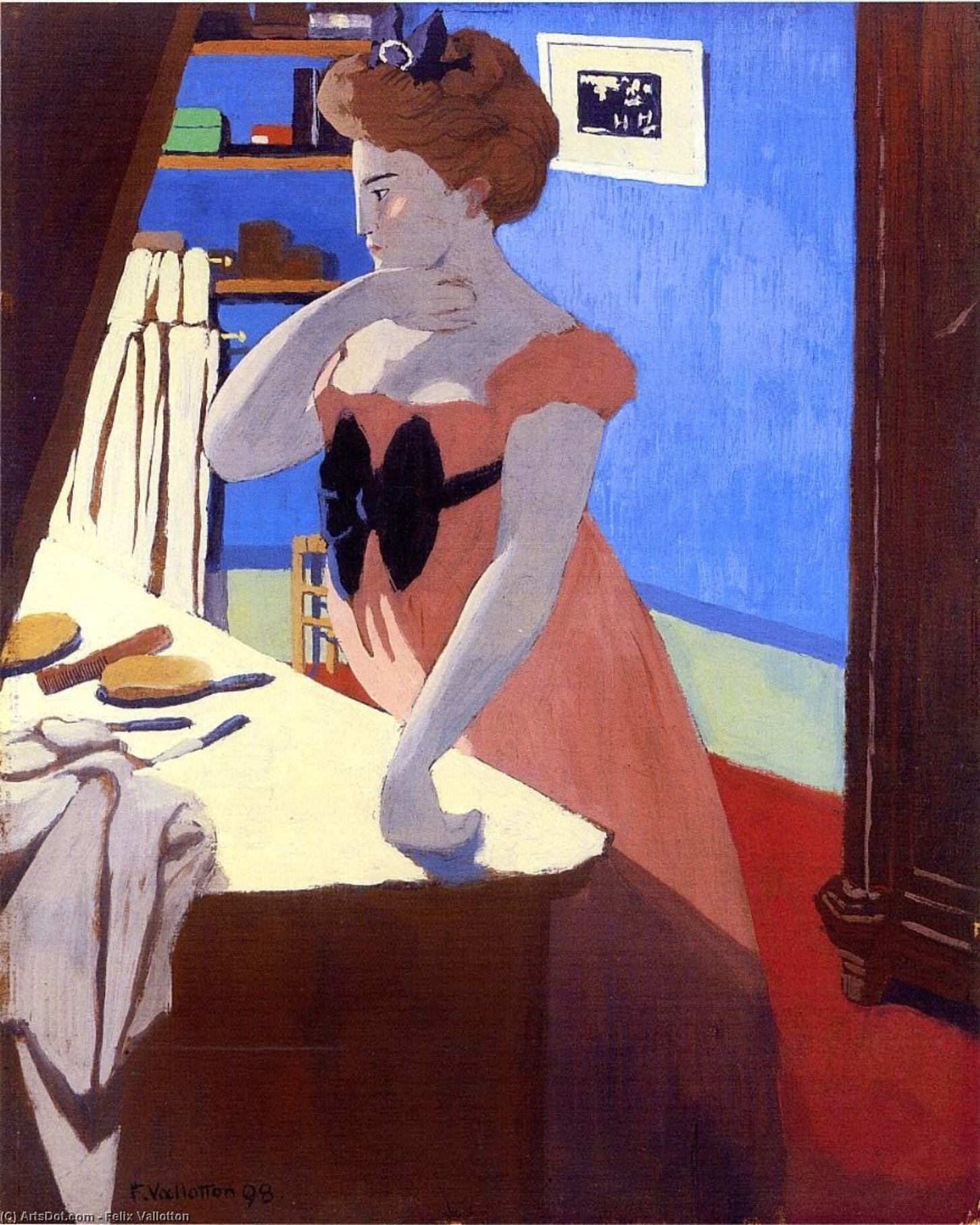 Misia At Her Dressing Table — Фélix Валлоттон
