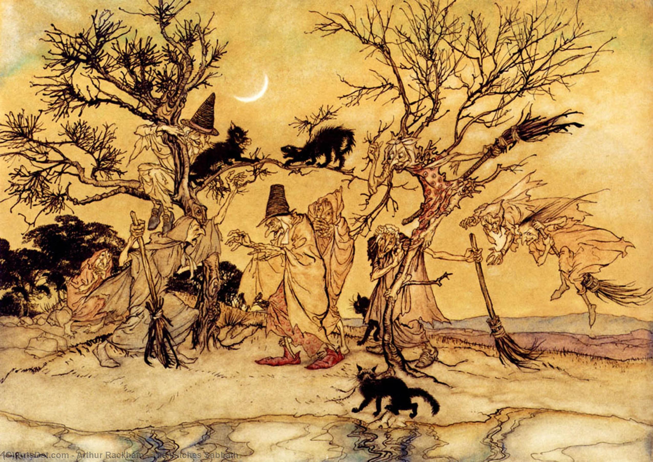 The Witches Sabbath — アーサー・ラックハム