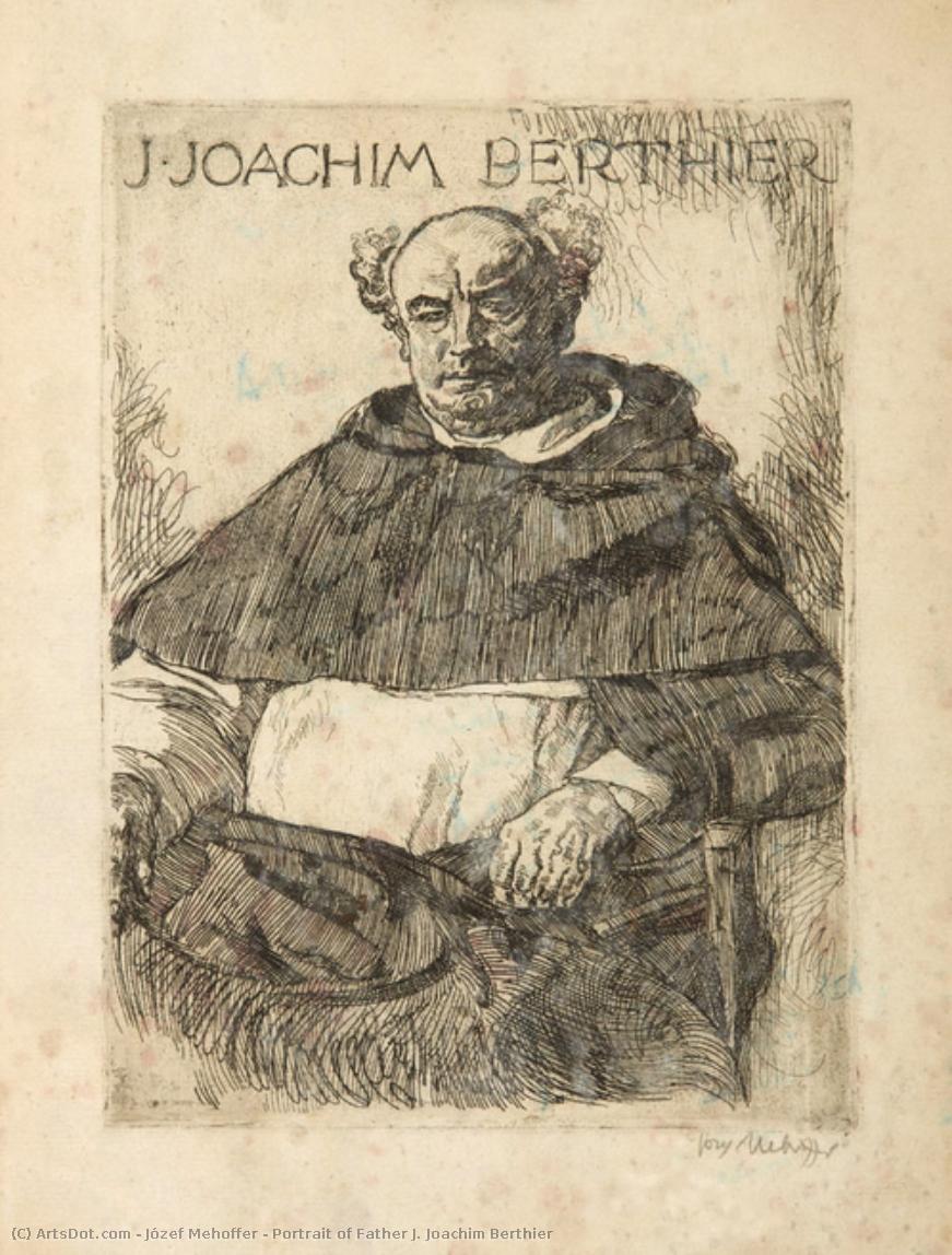 Portrait Of Father J. Joachim Berthier — Józef Mehoffer