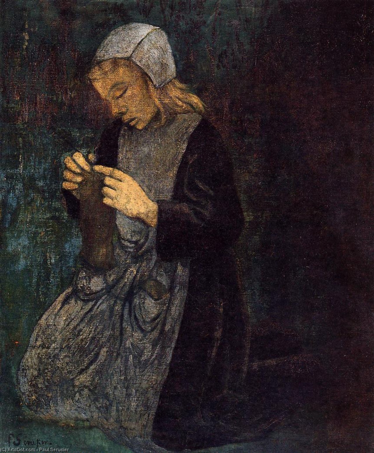 Young Breton (also Known As The Little Knitter) — Paul Sérusier