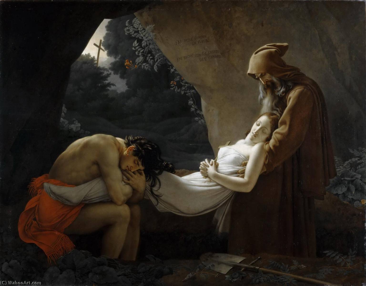 The Funerals Of Atala (louvre) — Anne-louis Girodet