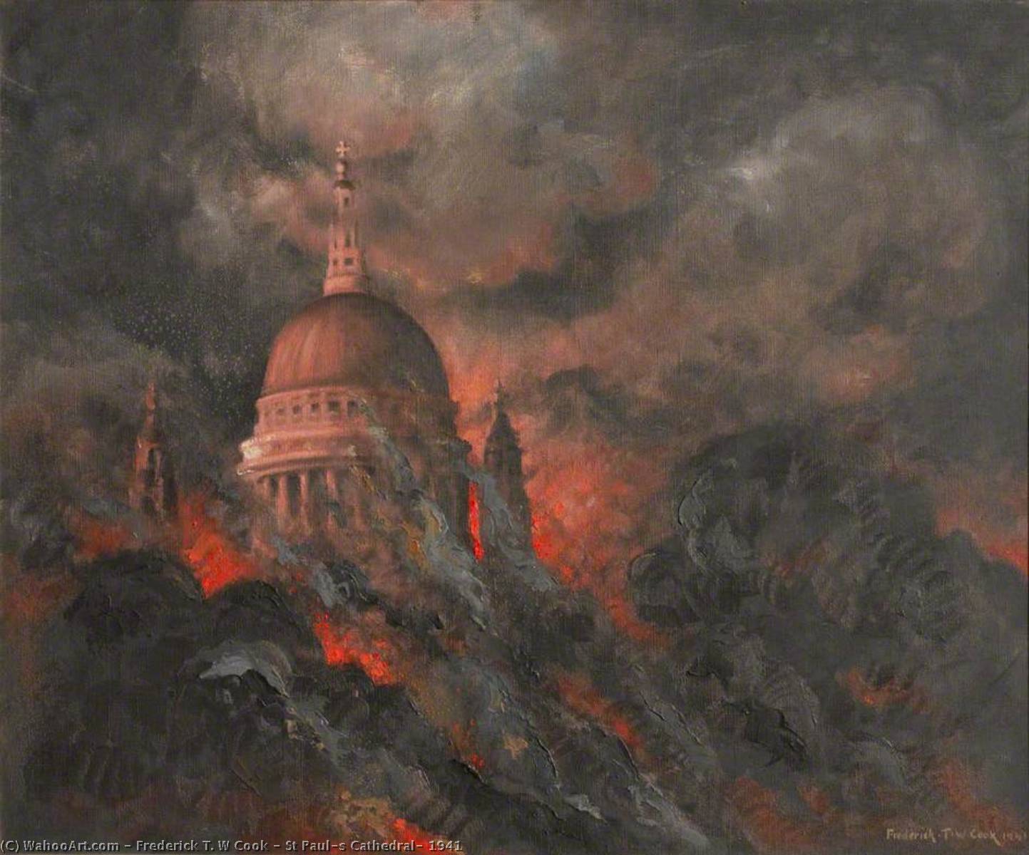St Paul's Cathedral, 1941 — Frederick T. W Cook