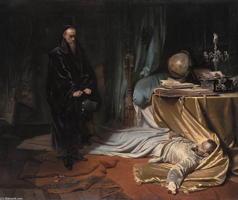 Seni At The Dead Body Of Wallenstein — Karl Theodor Von Piloty
