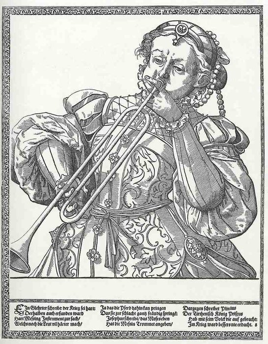 The Musicians, The Clarinet Player — Tobias Stimmer
