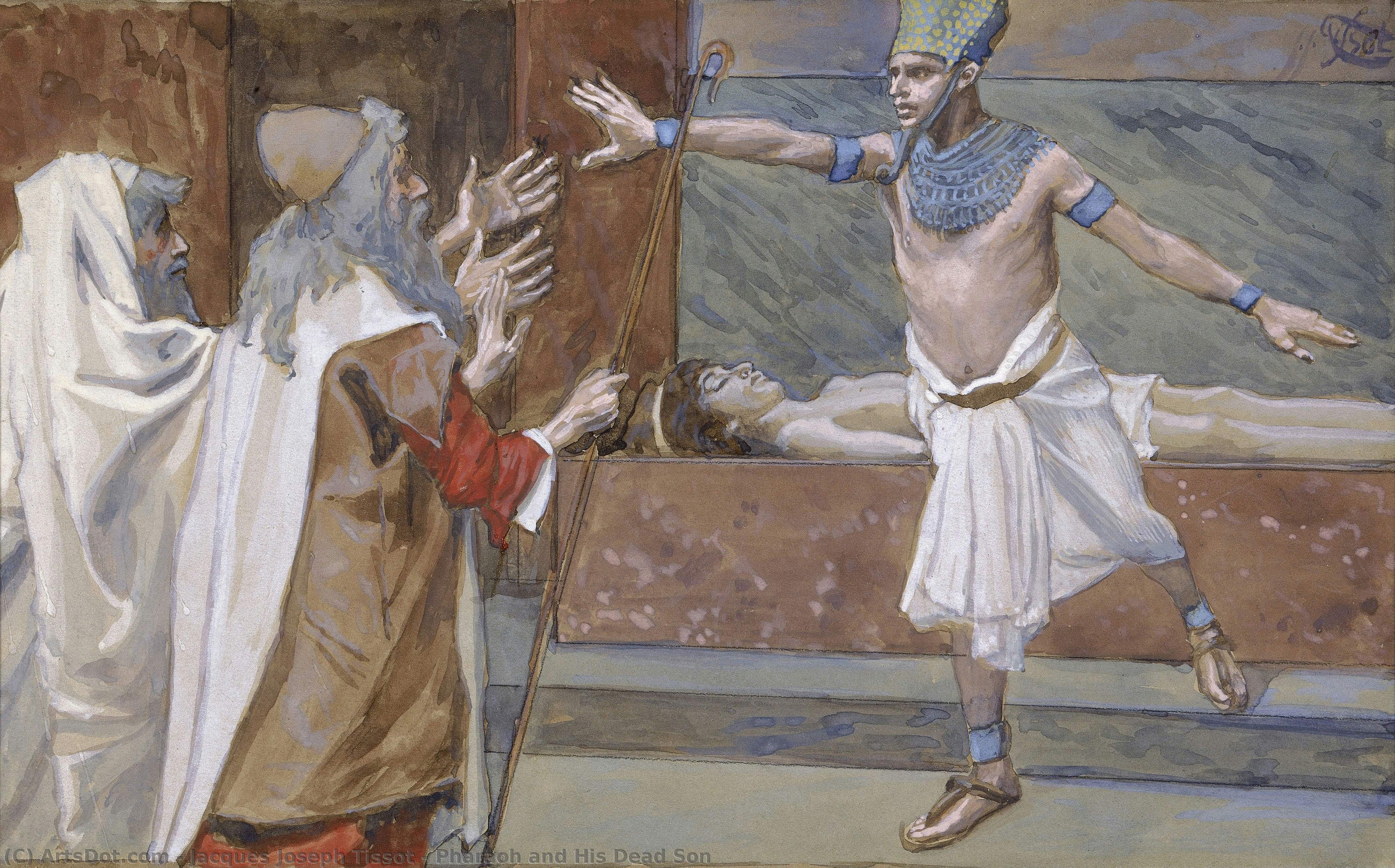 Pharaoh And His Dead Son — Тиссо