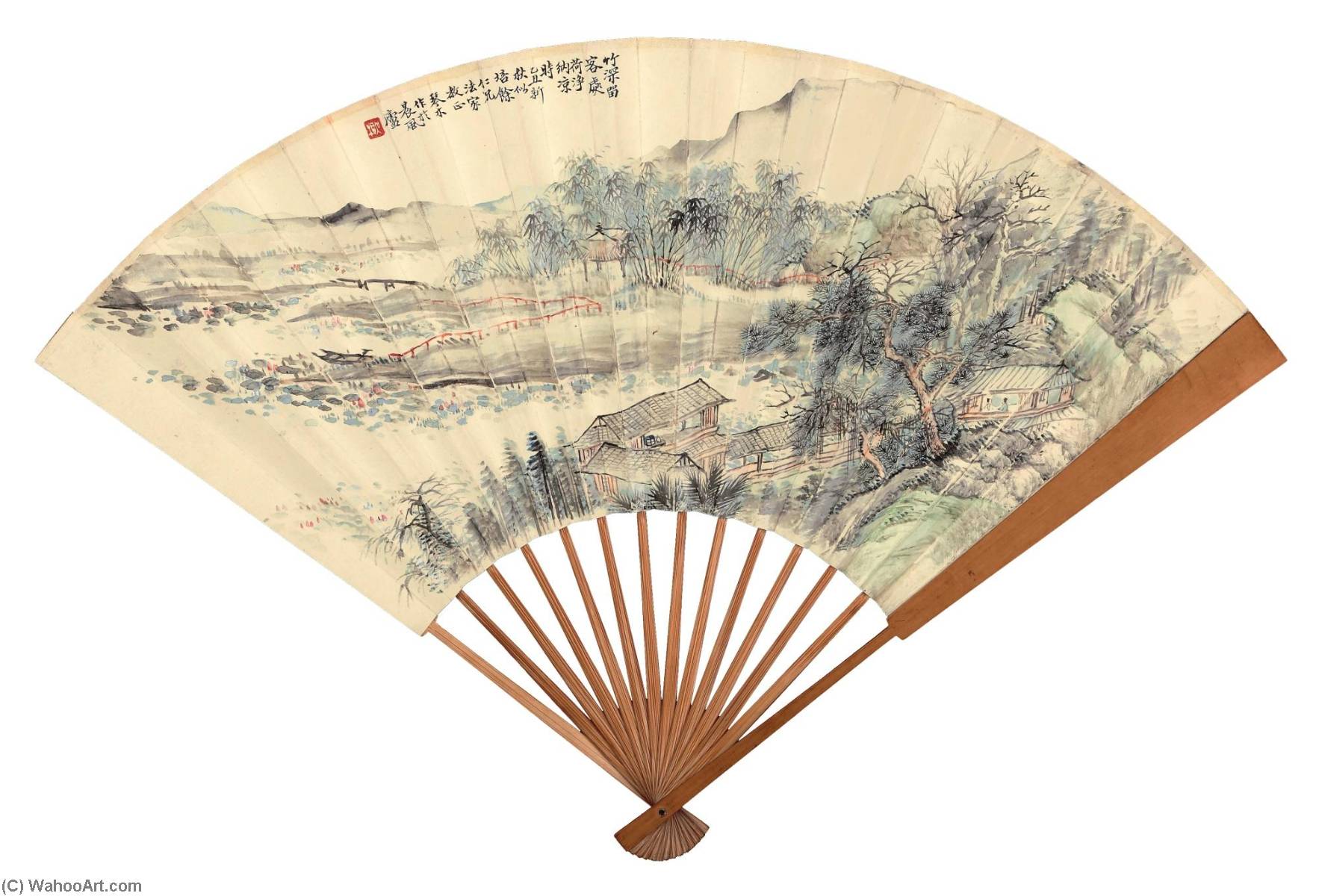Lotus Pond By The Bamboo Grove — Wu Qinmu