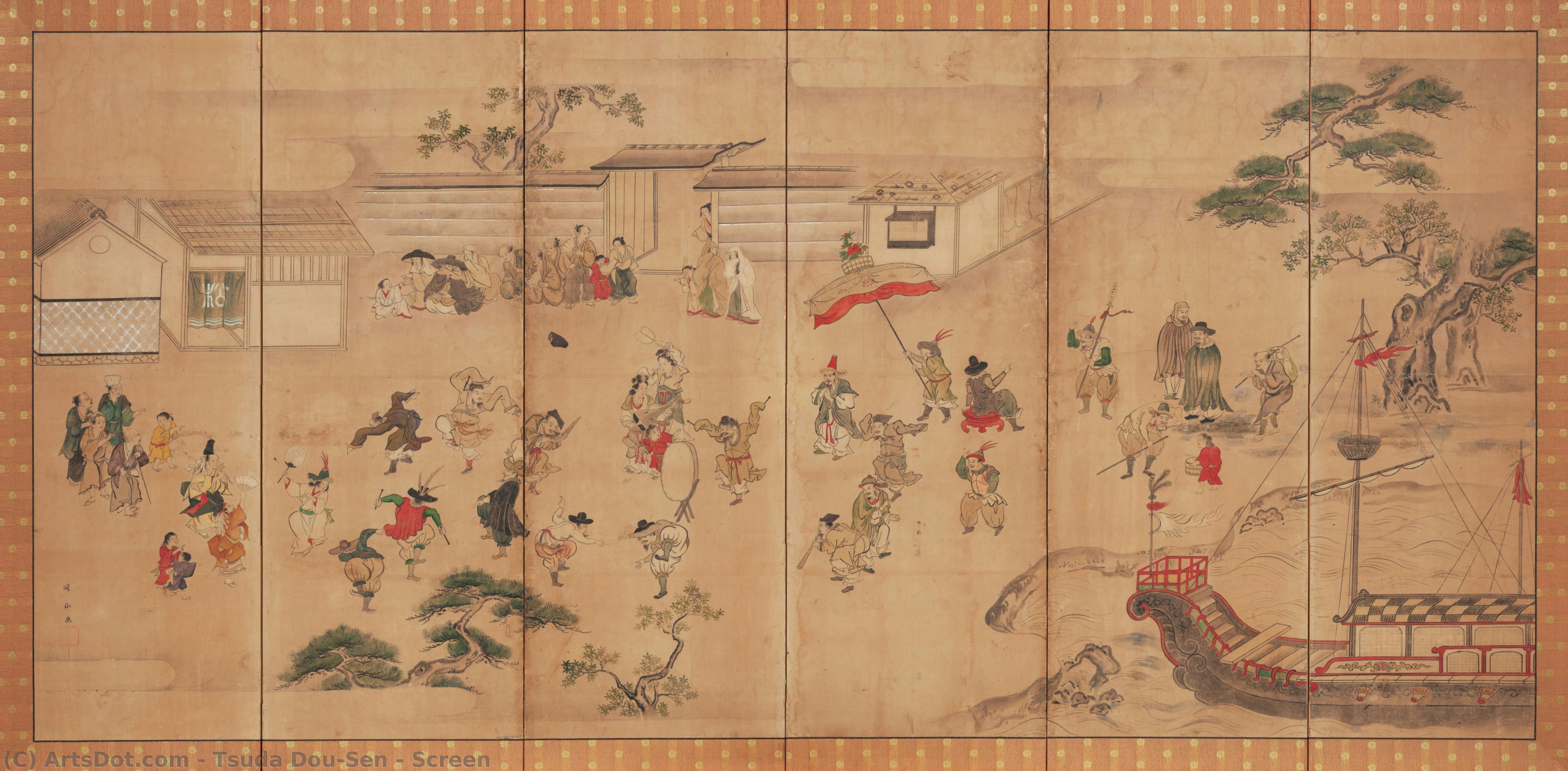 Screen — Tsuda Dou-sen