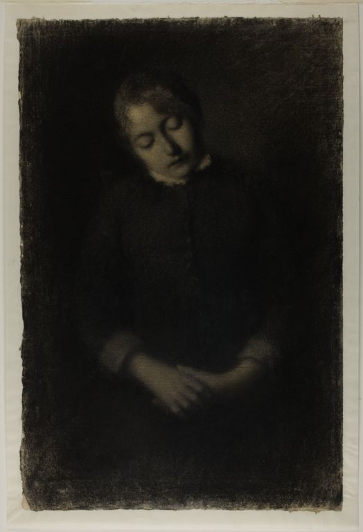 Portrait Of The Artist's Wife Asleep (marie Guilloux) — Albert-charles Lebourg