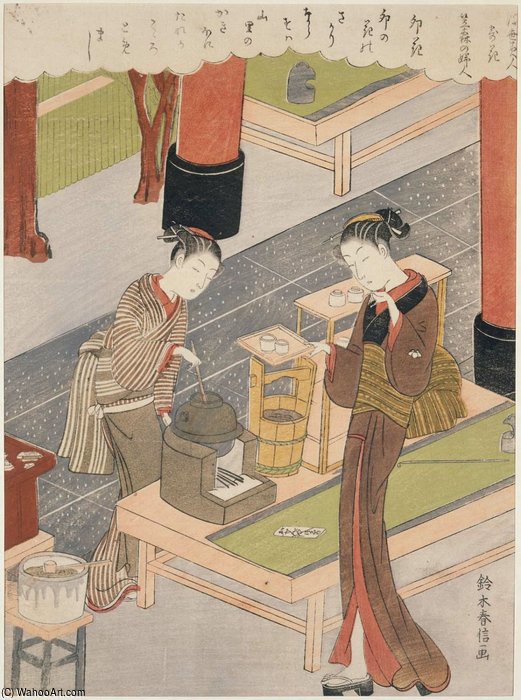 The Wife From Kasamori — Suzuki Harunobu