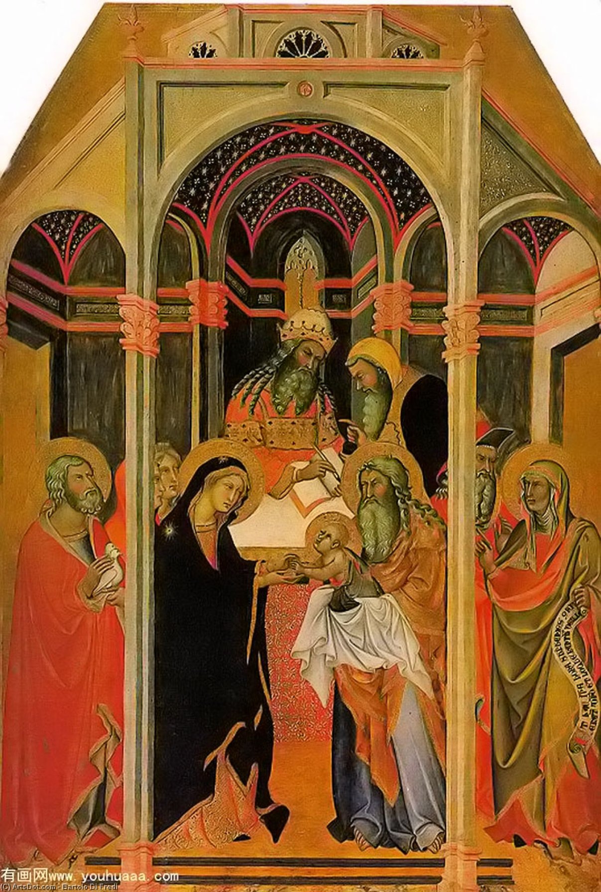 The Presentation In The Temple — Бартоло Ди Фреди