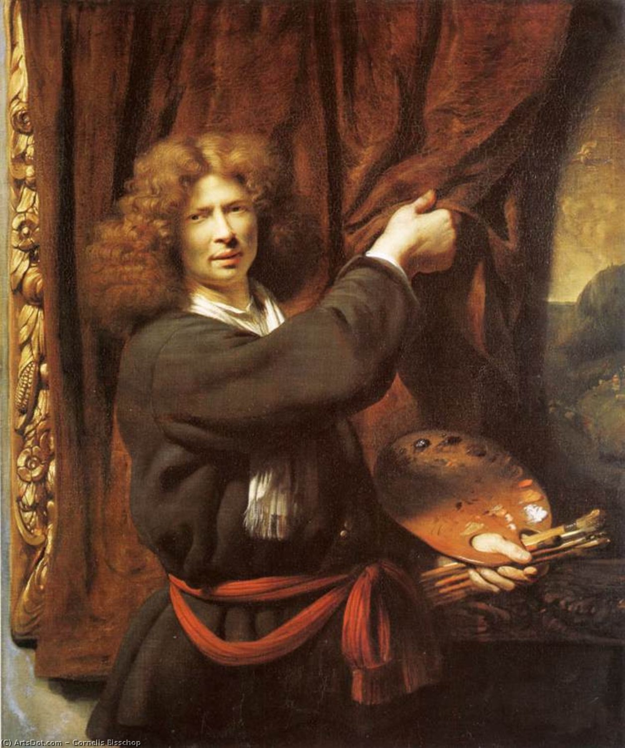Self-portrait — Cornelis Bisschop