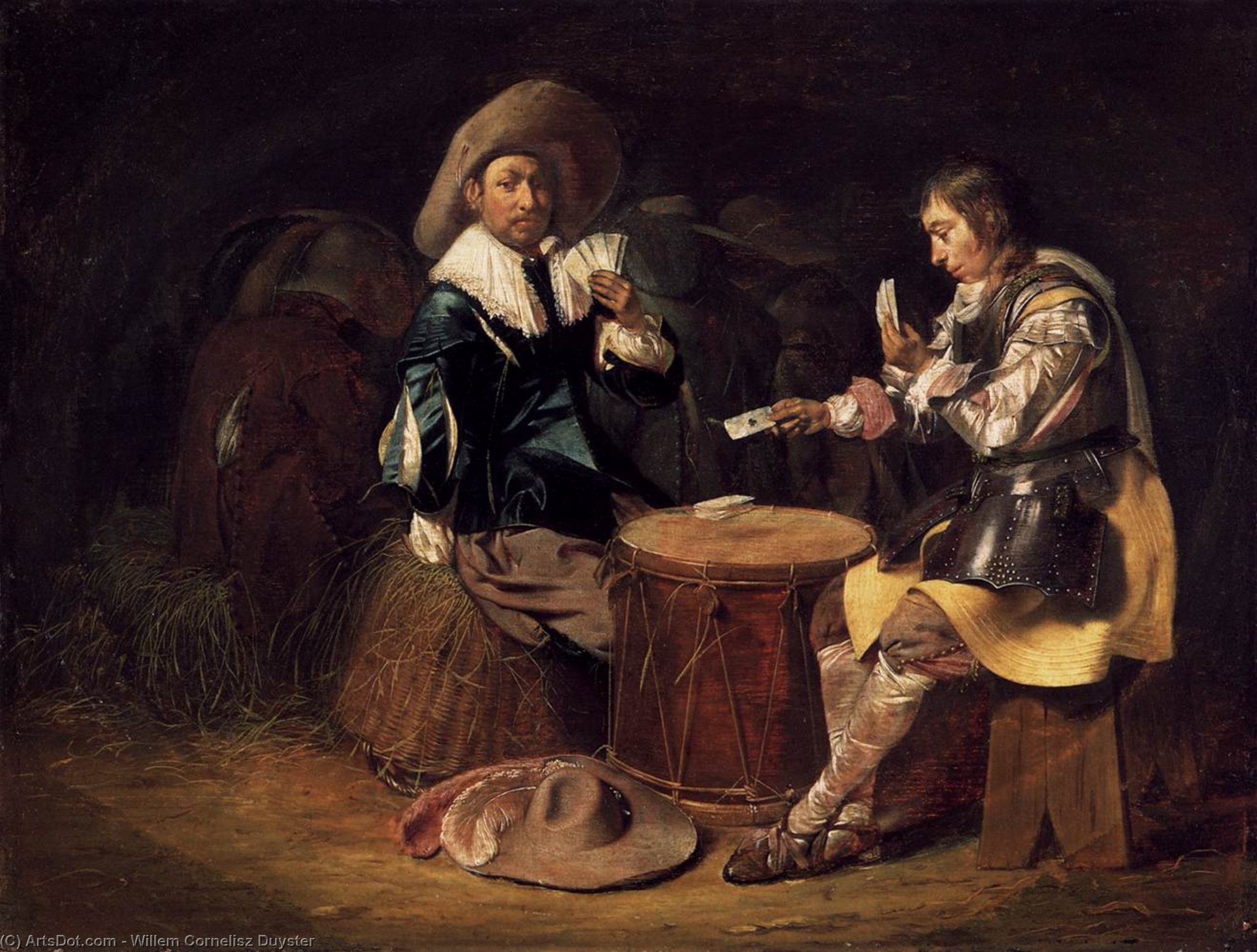 Card-playing Soldiers — Willem Cornelisz Duyster