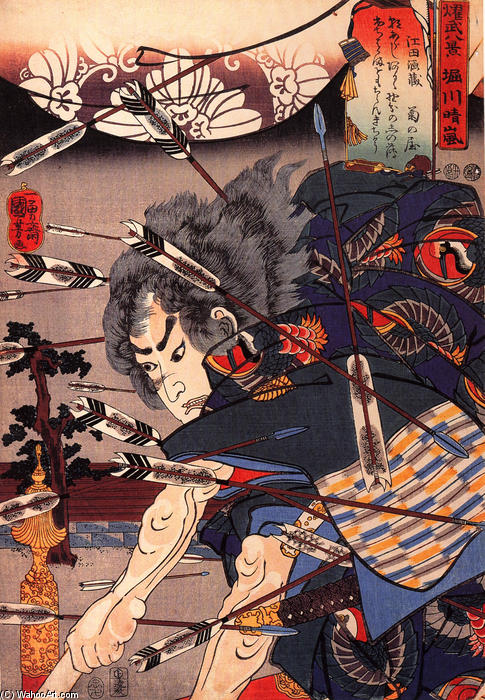 Clearing Water At Horikawa — Utagawa Kuniyoshi